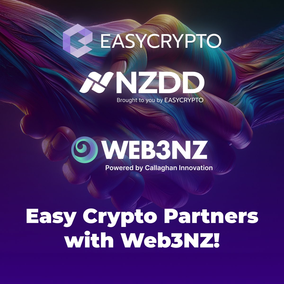 We are stoked to announce a partnership with Web3NZ, powered by Callaghan Innovation, to support the community and help accelerate innovation.

We're looking forward to connecting with more developers, builders, thinkers and entrepreneurs to help take NZ into the digital future.