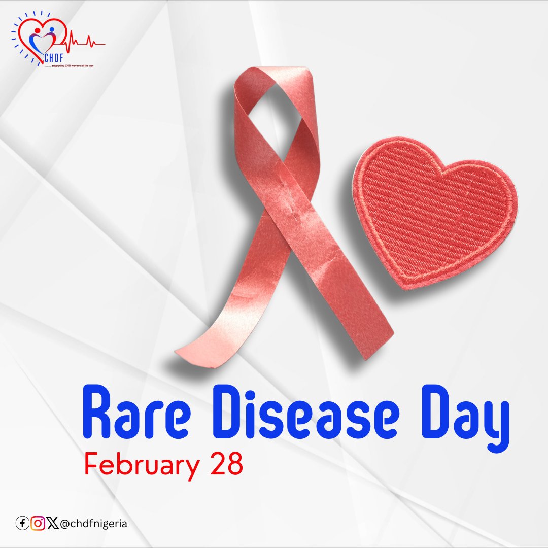Raising awareness and showing support for those living with rare diseases, including Congenital Heart Defects (CHD

These conditions though rare, impact millions worldwide, and they face unique challenges in diagnosis, treatment, and access to care. 
#RareDiseaseDay 
#Chdwarriors