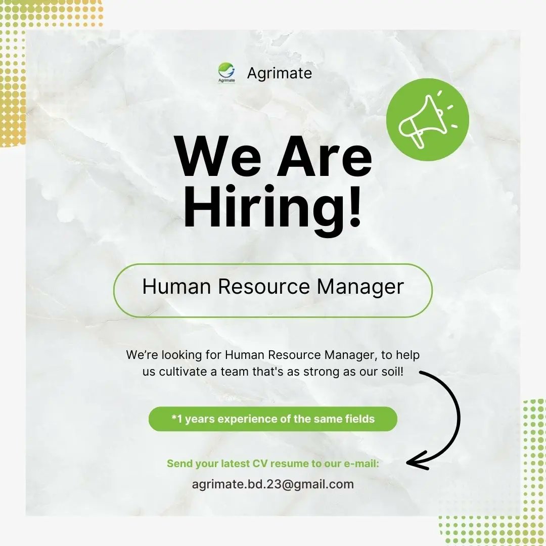 🌟Agrimate Recruitment🌟
 Agrimate is looking for talented individuals to join our team and make a positive impact on the future of farming and food production.
Are you a social media guru with a flair for storytelling?
Are you a people person with a knack for talent acquisition?