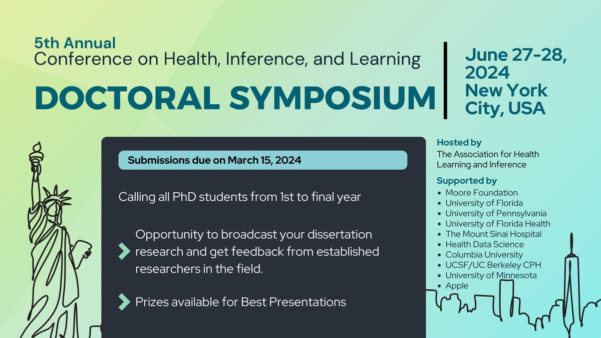 📢 Calling all PhD students! We're excited to announce that the Doctoral Symposium will be returning for CHIL 2024. Find more details at the link below and submit by March 15th! 📅 chilconference.org/call-for-docto… #CHIL2024