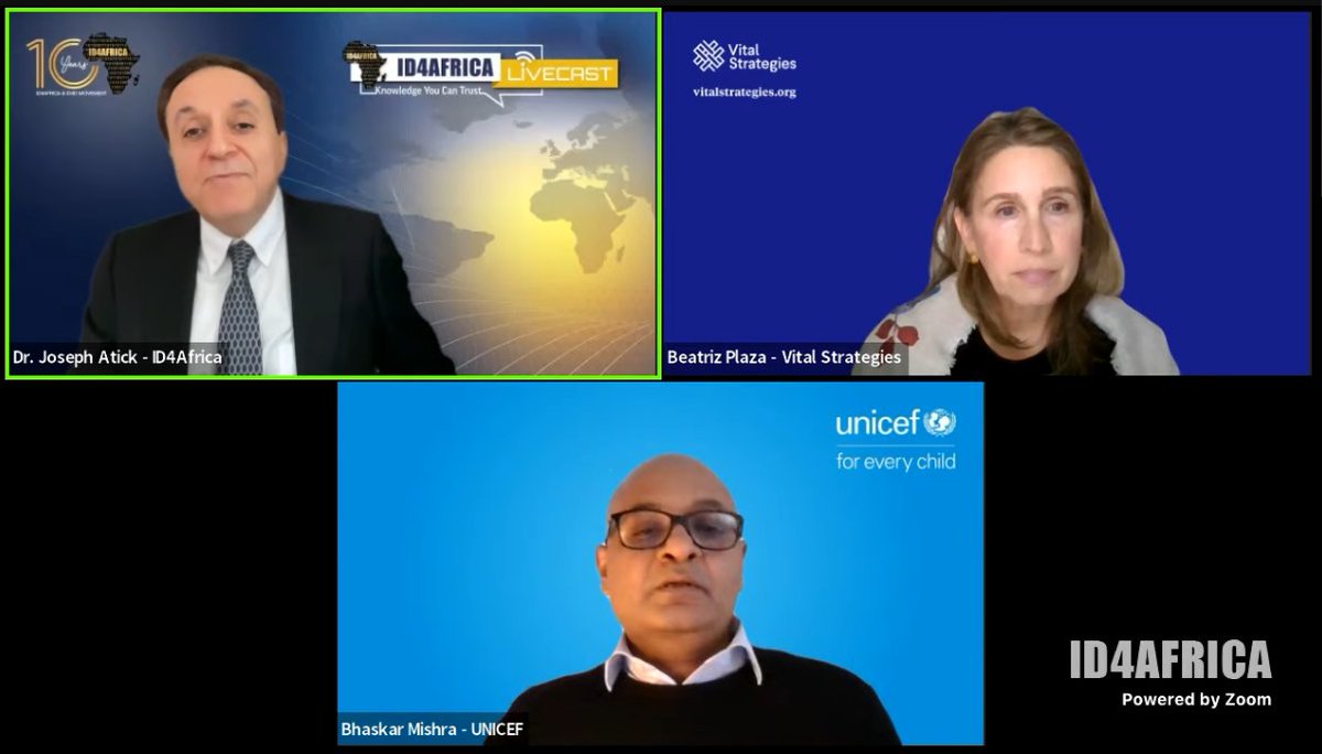 🔴LIVE NOW! Beatriz Plaza of @VitalStrat & @BhaskarBmishra of @UNICEF explore leveraging the health facilities for boosting birth and death registration. Join the discussion! 🖥️on YT: bit.ly/L47YTLive