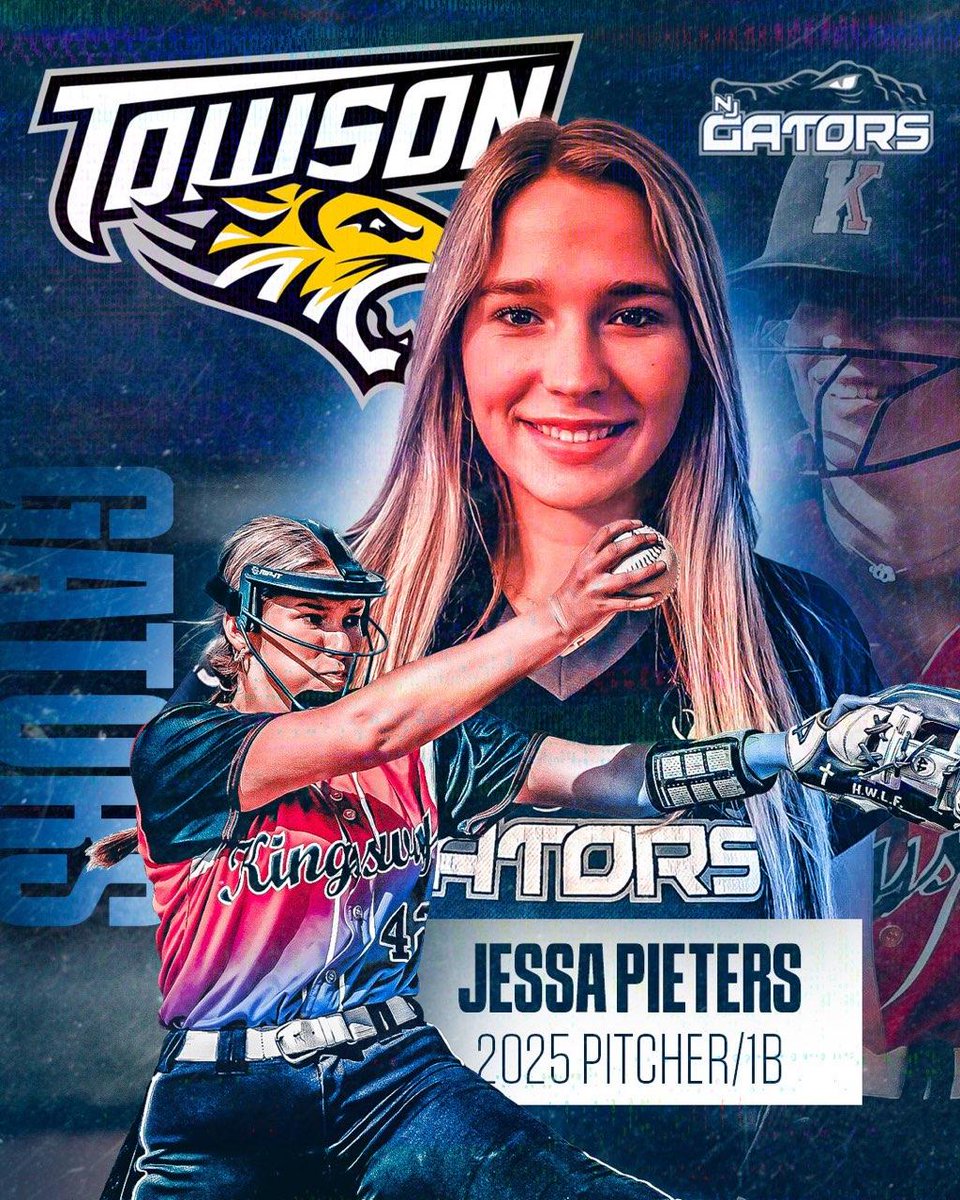 Congratulations to Jessa Pieters who has committed to continue her academic and softball career at Towson University!