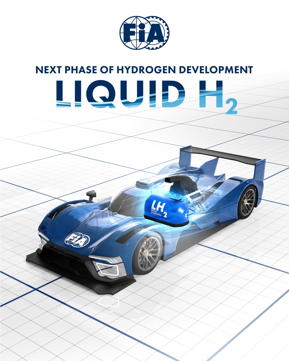 fia's tweet photo. #WMSC - The development of hydrogen-fuelled power units across different disciplines and competitions continues, with the FIA leading the work on regulations with a key focus on safety.

The FIA will focus its efforts on contribution to development and promotion of solutions based on hydrogen stored in liquid form.