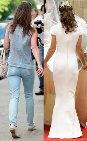 On the Kate bbl note, remember when there was a collective freakout over Pippa’s butt for months and this was it