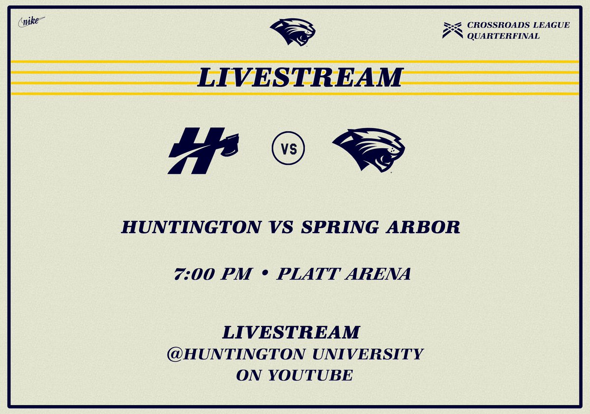 Looking to watch today’s game? Livestream for SAU vs Huntington can be found @ youtube.com/playlist?list=… #WhyNotUs