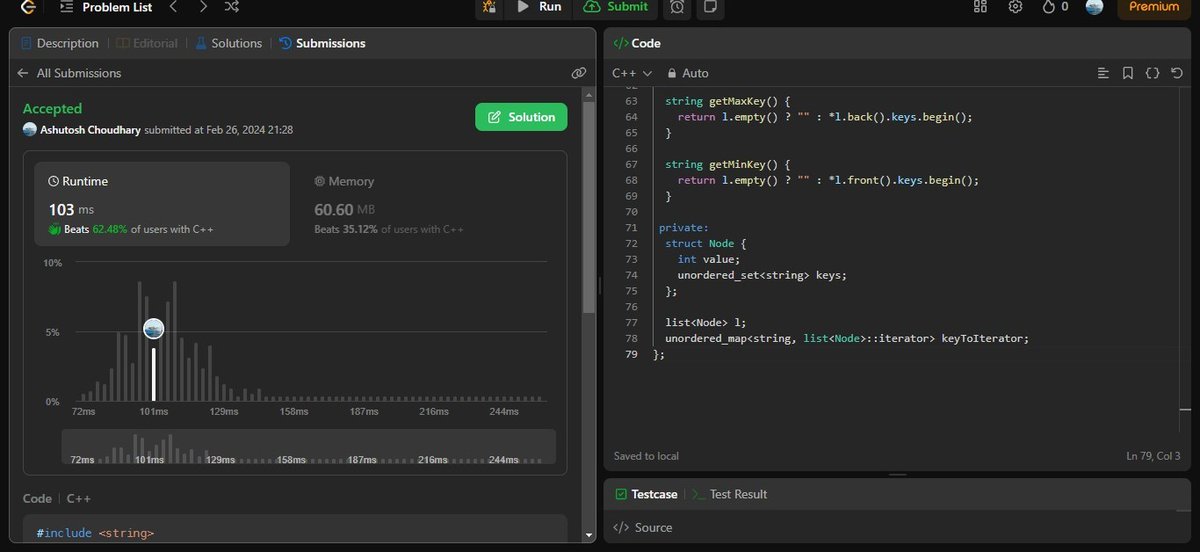 AshuJatt6's tweet image. #75daysofcodechallenge   
-Day 69/75
LeetCode Problem Name:
1. K-th Smallest in Lexicographical Order.
2. Arranging Coins.
3. Find All Number Disappeared in an Array.
4. Assign Cookies.
Jagan
#Bitcoin 
ISRO
#पापनाशक_सतभक्ति
Power Of True Worship
BCCI
Disney