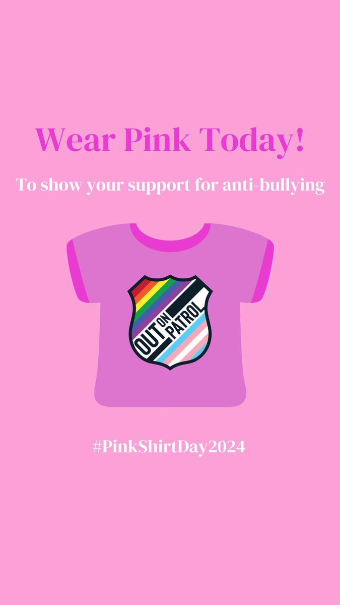 Join us today as we wear pink, to advocate for anti-bullying and inclusion! #PinkShirtDay2024