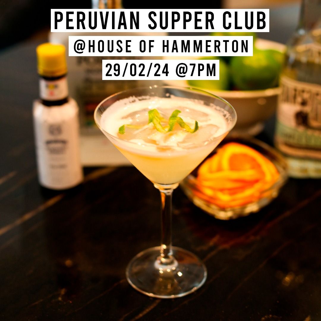 Tomorrow night @Hammertonhouse are hosting their first supper club of 2024! 3 course options to enjoy Peruvian food. Limited tickets are left through the link in our instagram bio, event starts 7pm tomorrow evening and we will hold a small amount of space for walk ins.