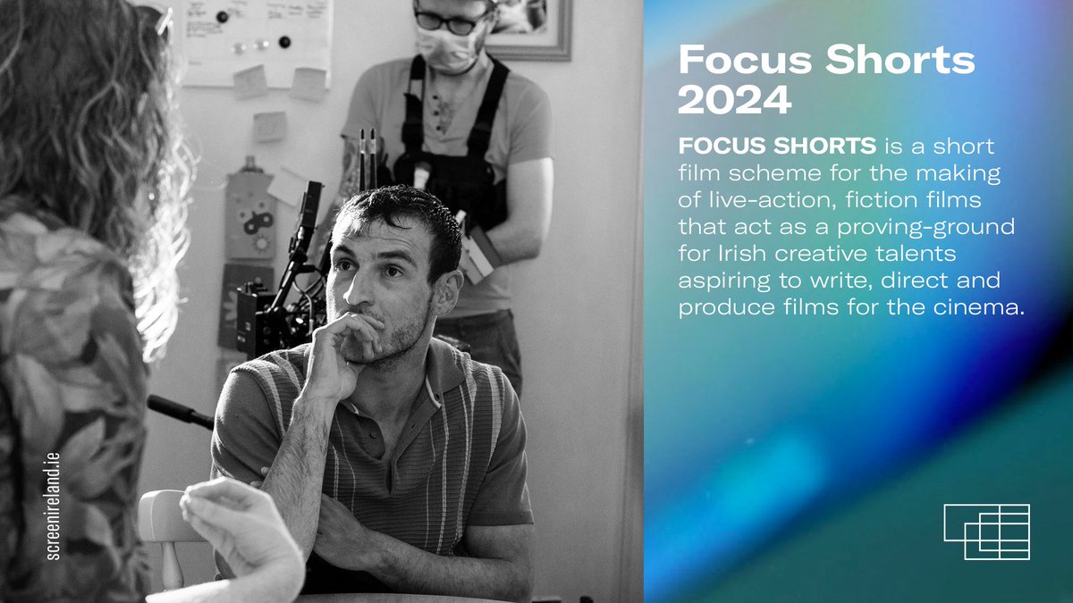 ⏰ The deadline to apply for the 2024 round of Focus Shorts is this Friday! Don’t forget to submit your application through Screen Ireland’s applications portal before 1pm. 🔗 screenireland.ie/funding/short-… #IrishShorts #IrishTalent