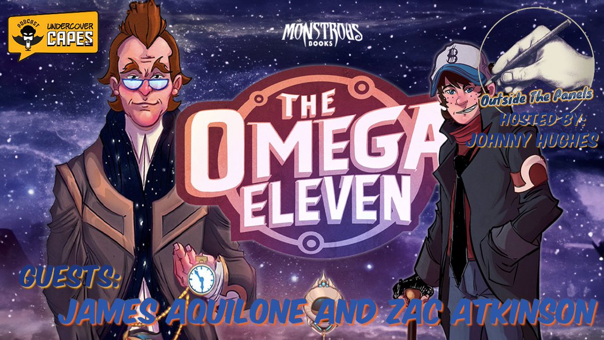 #HappyNCBD! Hang out NOW with @johnnyhughes70  for a NEW #OutsideThePanels as he chats with creators, #JamesAquilone and #ZacAtkinson about their new #Kickstarter from @MonstrousBooks, #TheOmega11 and more.... #podcast #comics  youtu.be/LmByJWr3A9k
