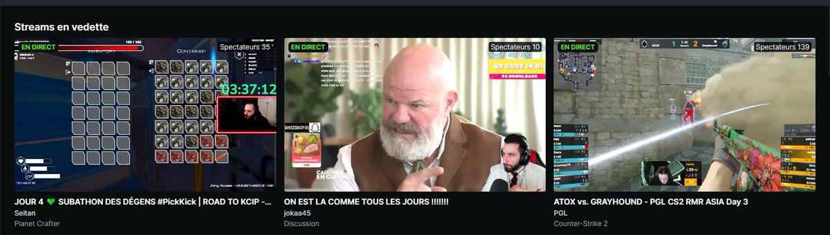 SeitanSurKick's tweet photo. JOUR 5 ENCORE ENN FRONT PAGE
WTFFFFFFFF
3 heures au compteur du subathon des dégens
ÇA PART JOURS 5, hell divers 2, planet crafter ou tarkov arena?
https://t.co/adynECol5O
#pickkick #kickfrance #kickquebec #kickfr #kickqc https://t.co/gkgUfXAaW0