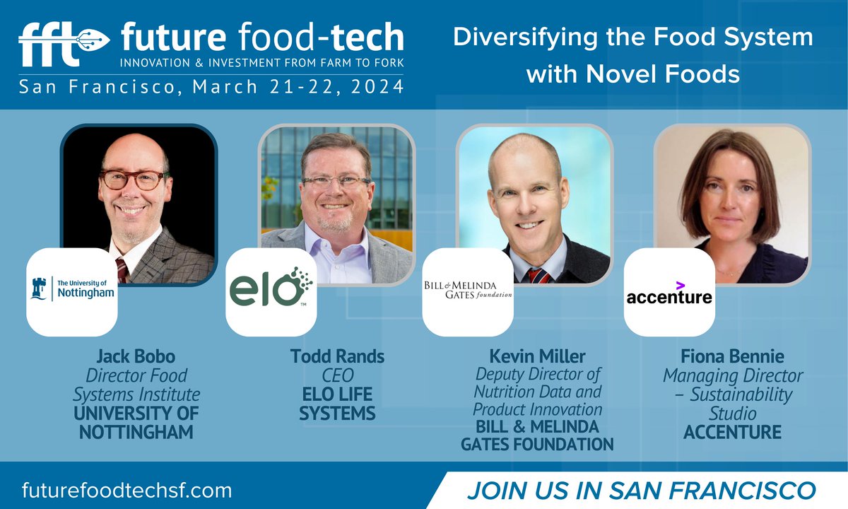 As the need to diversify the food system increases in urgency, what novel products, ingredients and technologies might we expect to see by 2050?

Discover innovations set to shake up the future of food production at #FutureFoodTech this March 21-22: bit.ly/3RzpyF8
