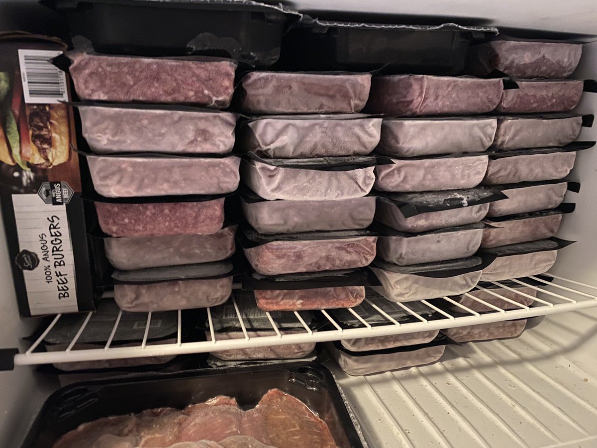 What do you think would happen if people filled their freezers up with primarily meat?