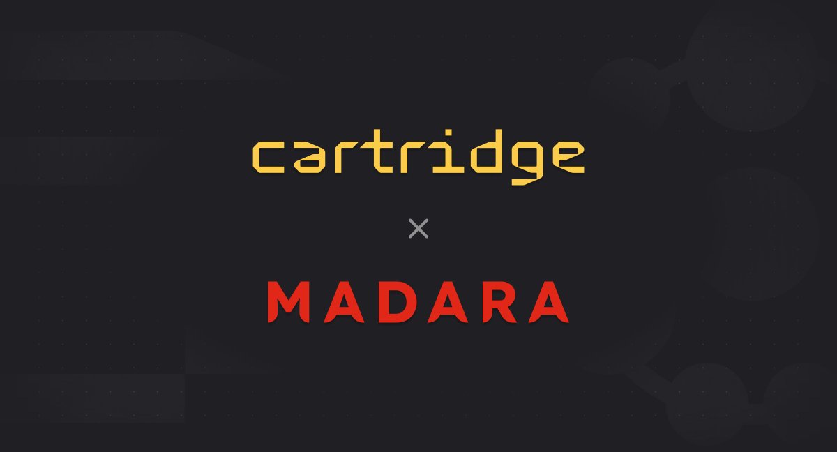 cartridge_gg's tweet photo. We're excited to announce availability of @MadaraStarknet with Slot!

Madara complements our Katana offering, enabling developers to pick the best solution for their application 🚀

Spin yours up in seconds:

`slot deployments create <name> madara`

https://t.co/LWx7rkzJ4t https://t.co/rKGzIyKx4A