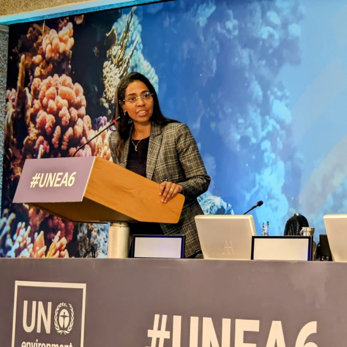 Leticia Carvalho (@leticiaunep) on Twitter photo 📣Today we had BBNJ at #UNEA6!
Pleased to have moderated the "Stepping Together Toward Ratification and Implementation of the BBNJ Agreement" on this MEA Day! 🎉
Congratulations to <a href="/GobiernodeChile/">Gobierno de Chile</a> and <a href="/PalauMission/">Permanent Mission of Palau 🇵🇼</a> for being the first to ratify the treaty!
#NatureAction 📣Today we had BBNJ at #UNEA6!
Pleased to have moderated the "Stepping Together Toward Ratification and Implementation of the BBNJ Agreement" on this MEA Day! 🎉
Congratulations to <a href="/GobiernodeChile/">Gobierno de Chile</a> and <a href="/PalauMission/">Permanent Mission of Palau 🇵🇼</a> for being the first to ratify the treaty!
#NatureAction