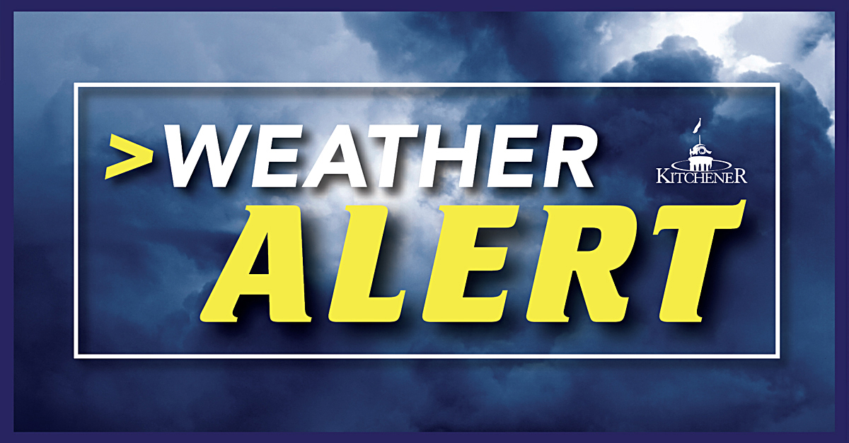 SPECIAL WEATHER STATEMENT: A sharp cold front with strong winds and a sudden temperature drop is expected this afternoon into the evening. This includes 70-80 km/h winds & sudden icy conditions on roads & walkways.