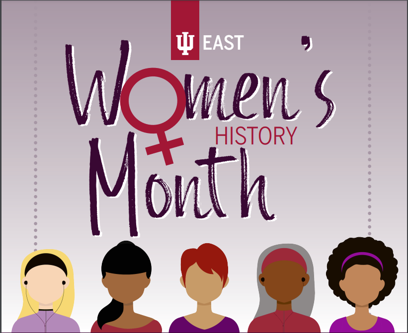 IUEastTitleIX's tweet photo. Did you know March is Women’s History Month? Check back throughout the month for information honoring women and important event information!

#WomensHistoryMonth #WomensHistoryMonth2024 #womeninhistory #internationalwomensday #herstory #IUEast #IUEastTitleIX #DiversityatIUEast https://t.co/9P7YZxnrBu