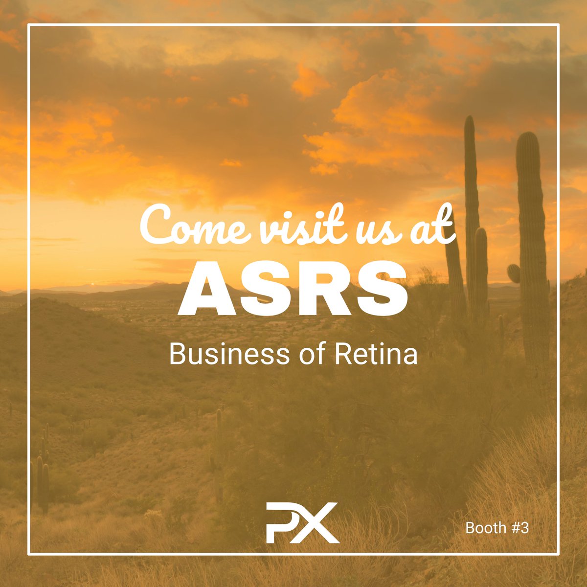 We're thrilled to be heading to Pheonix next week for ASRS's Business of Retina! Don't forget to stop by and say 'Hi' to Shawn and Mattie if you're attending. Looking forward to connecting with everyone there! #ASRS #BusinessOfRetina #Networking #PXTechnology