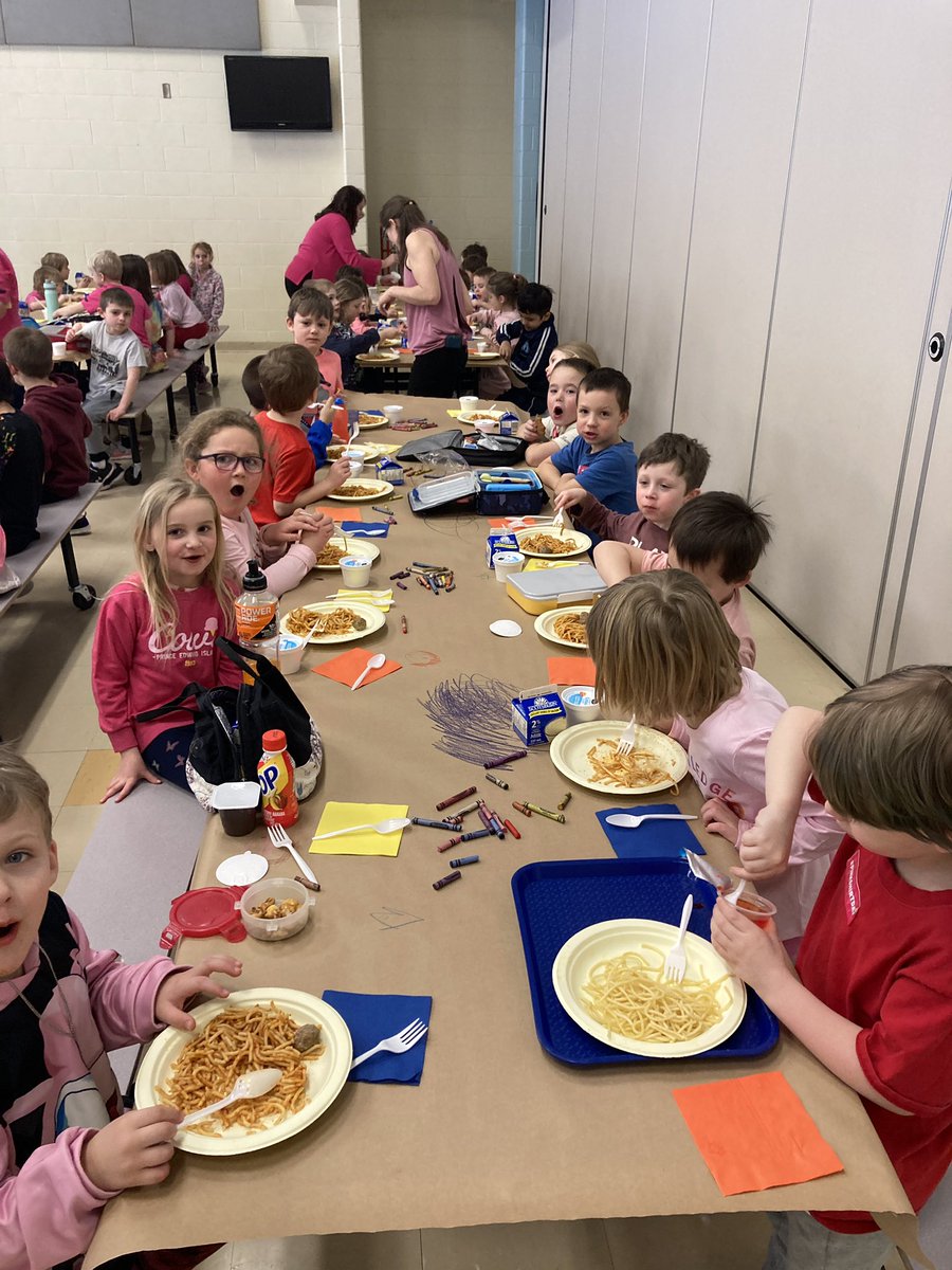 Today our students enjoyed Drago’s Spaghetti Dinner thanks to Salmon River Fire Brigade’s generous donation of both money to cover the cost so every child could have a free hot lunch & their time to serve the meal #gratitude #thisiscommunity #studentchoice