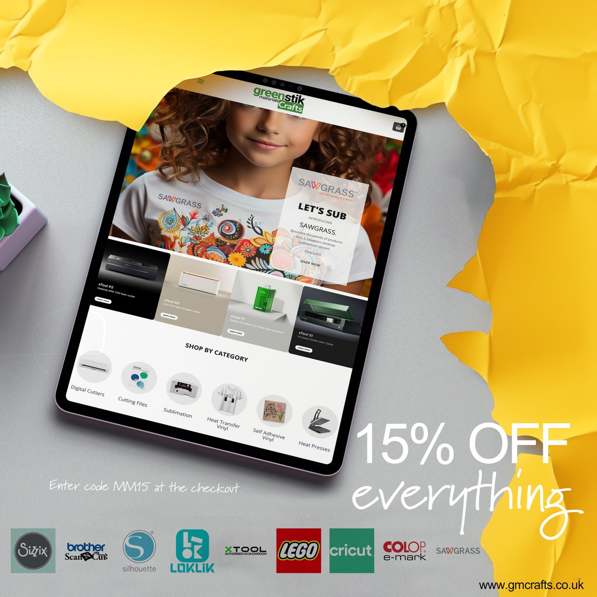 Save Big: 15% Off Your Entire Order with Code MM15!!
 
Explore our website now and discover a treasure trove of crafting delights waiting for you.

This incredible offer is available for just a few days and must End Midnight Monday, March 4TH!

Shop Now: gmcrafts.co.uk