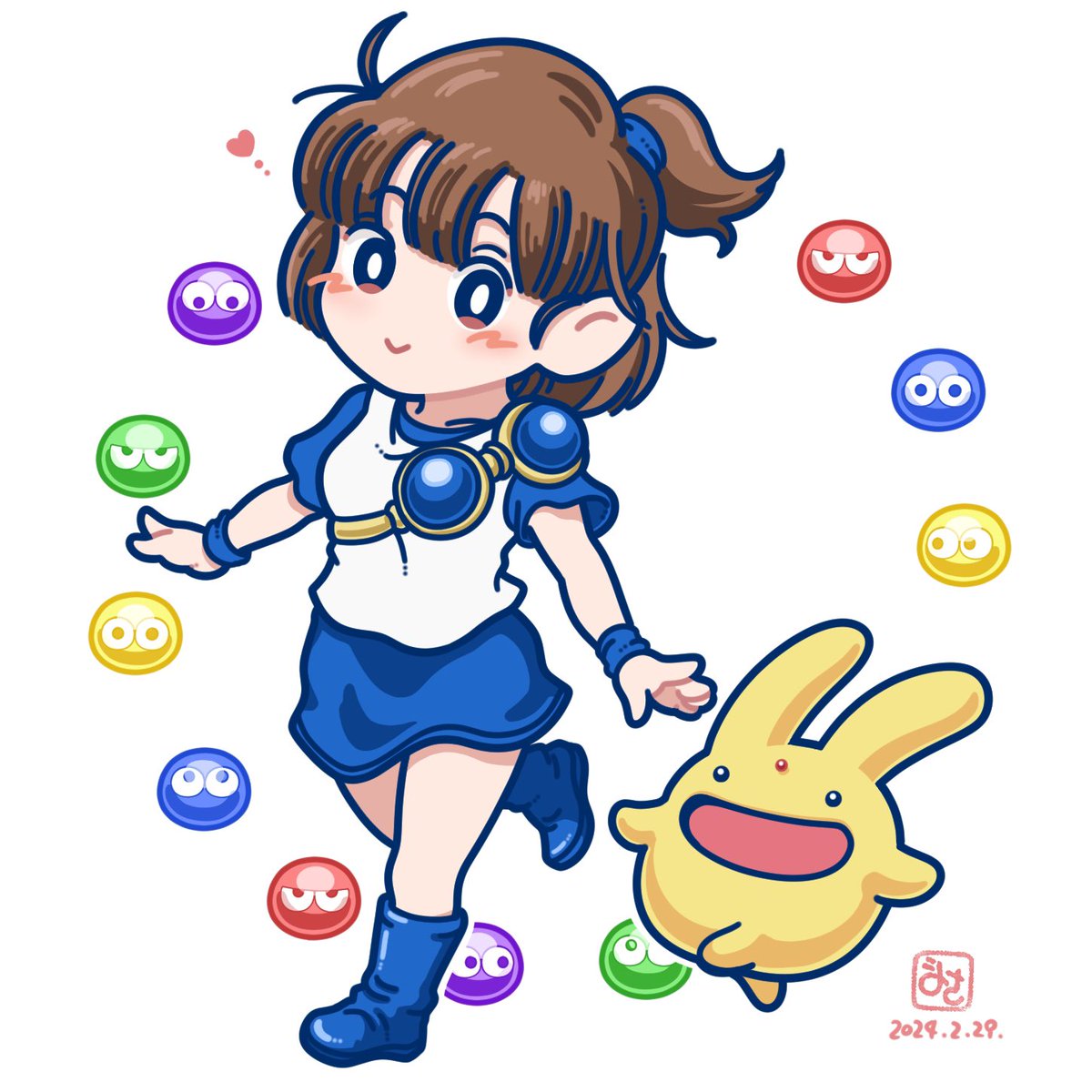 パズルゲームは苦手だけどアルルちゃんは好きです。

#ぷよぷよ