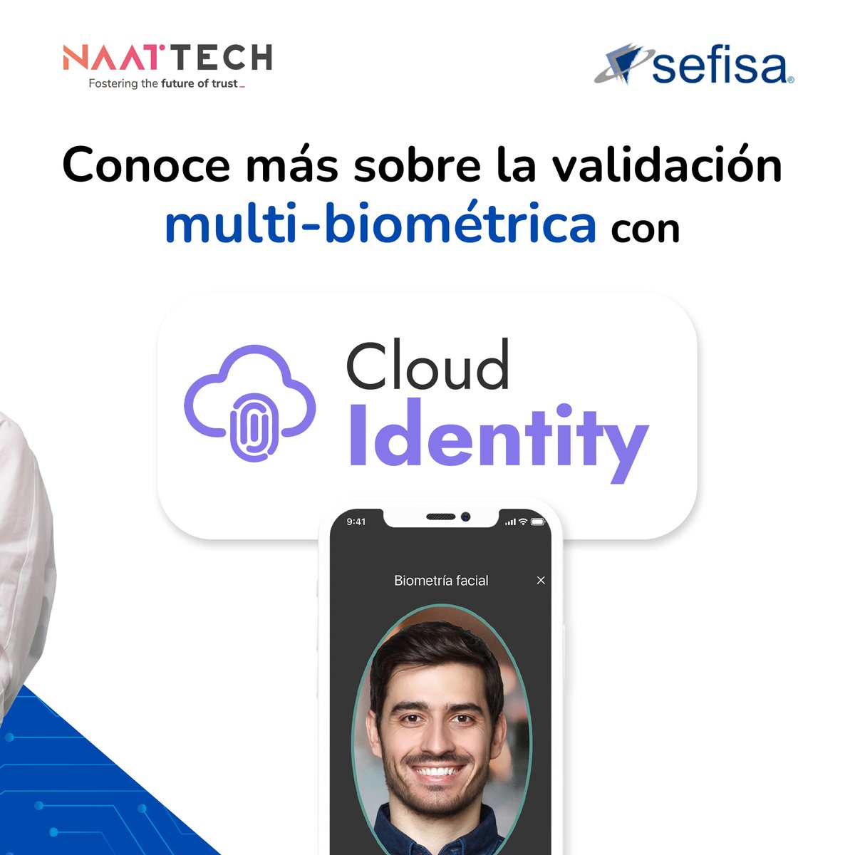 SefisaCA's tweet image. En un mundo cada vez más digitalizado, la seguridad y la confianza son fundamentales. #CloudIdentity está diseñada para garantizar que tus productos y servicios sean accesibles solo para las personas adecuadas, mientras ayuda a cumplir con las regulaciones legales.
#biometria