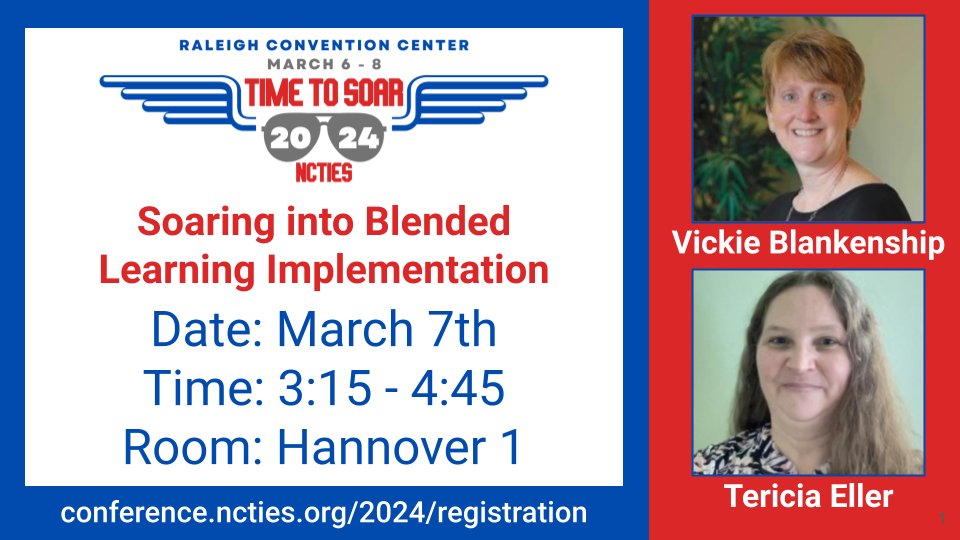 Are you ready to take your teaching to the next level? Join our session at the #NCTIES24 conference. Learn practical strategies for seamlessly implementing blended learning into your classroom and creating an engaging learning experience for your students. #NCRethinkEd