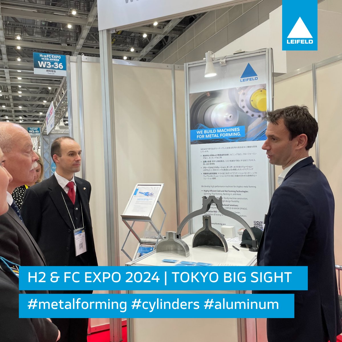 Greetings from the World Smart Energy Week at Tokyo Big Sight! 👋The energy was electric as industry leaders, researchers, and enthusiasts visited our booth to explore the latest metal forming technologies for hydrogen applications. Come and meet us: West Hall 1, Booth W3-20!