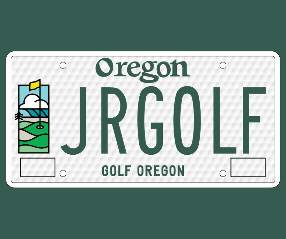 We're proud to announce the upcoming Golf Oregon license plate! Crafted in partnership with with @SeamusGolf, the license plate incorporates elements reminiscent of Oregon’s picturesque courses all encompassed by a distinctive northwest style. hubs.li/Q02myFzP0