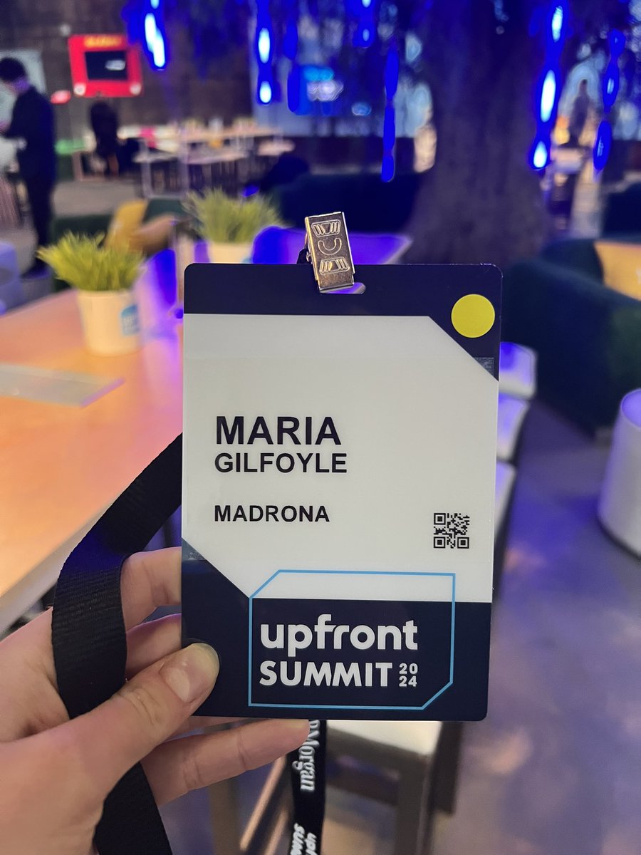 Maria Gilfoyle (@mariagilfoyle) on Twitter photo So excited to be at Upfront Summit! If you’re here let’s meet up! So excited to be at Upfront Summit! If you’re here let’s meet up!