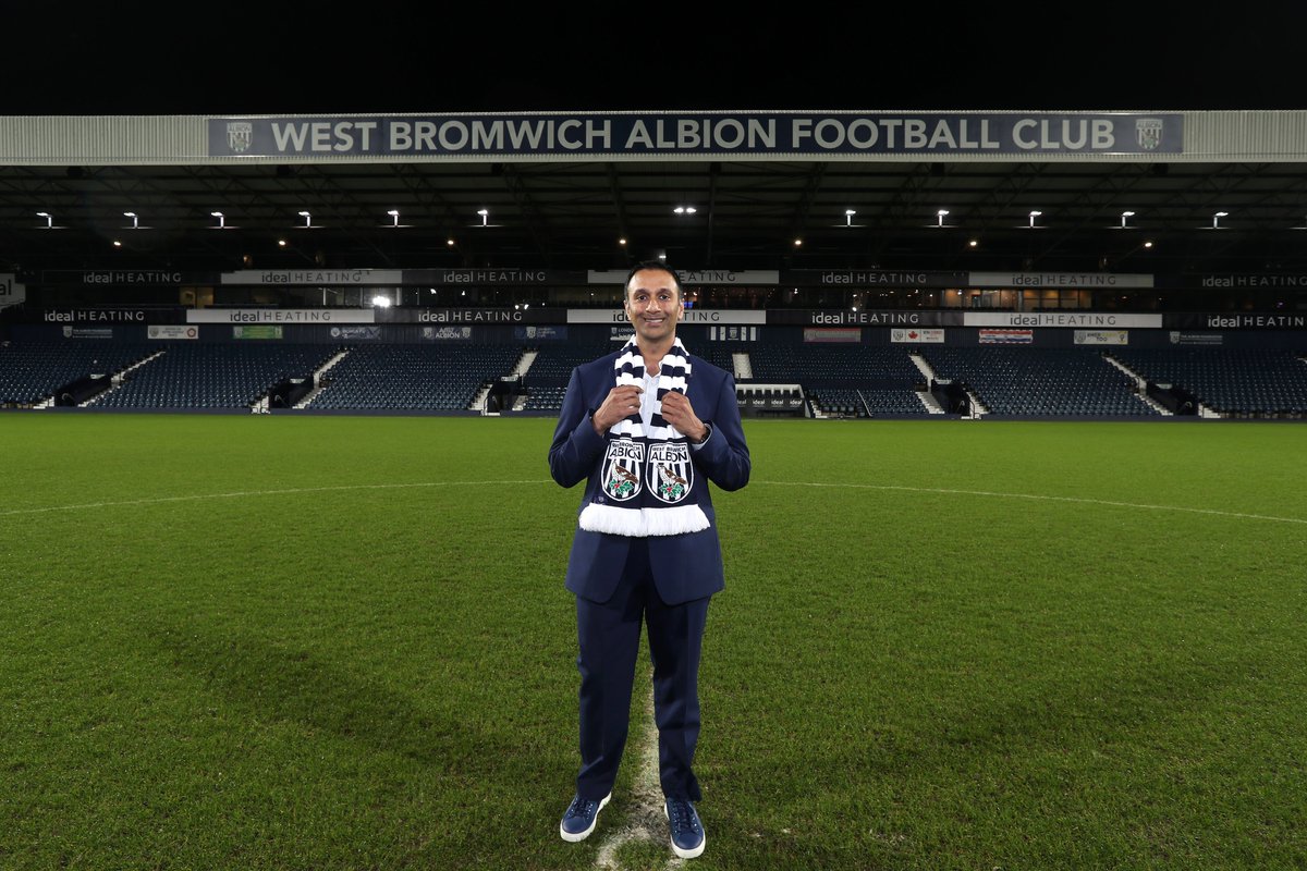 West Bromwich Albion on X: West Bromwich Albion Chairman, Shilen Patel. 🫡  @shilensays
