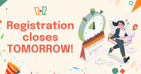 This is not a drill! #12x12PB registration ends tomorrow. If you want to write more, revise more, and learn more in your #picturebook writing goals this year, now is the time to join us. 12x12challenge.com/membership