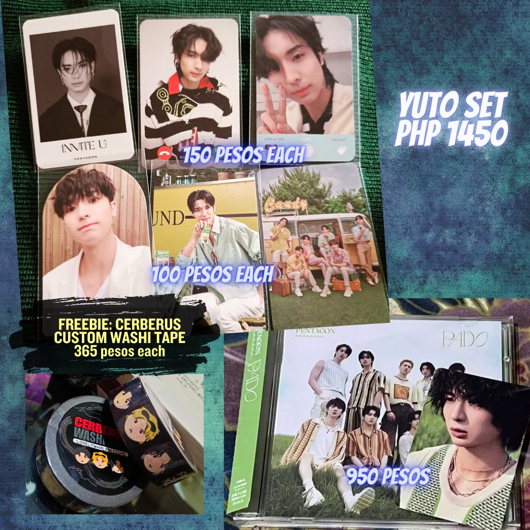 WTS LFB PENTAGON YUTO PCs photocards poca pocas
Set Price: 1,450 pesos + freebie
Discounted Price: 1,250 pesos, no freebie
MOP: GCash, PAYO
MOD: J&amp;T, SDD
*DM to claim, to inquire
**Will begin selling tingi on Sun, Mar 3