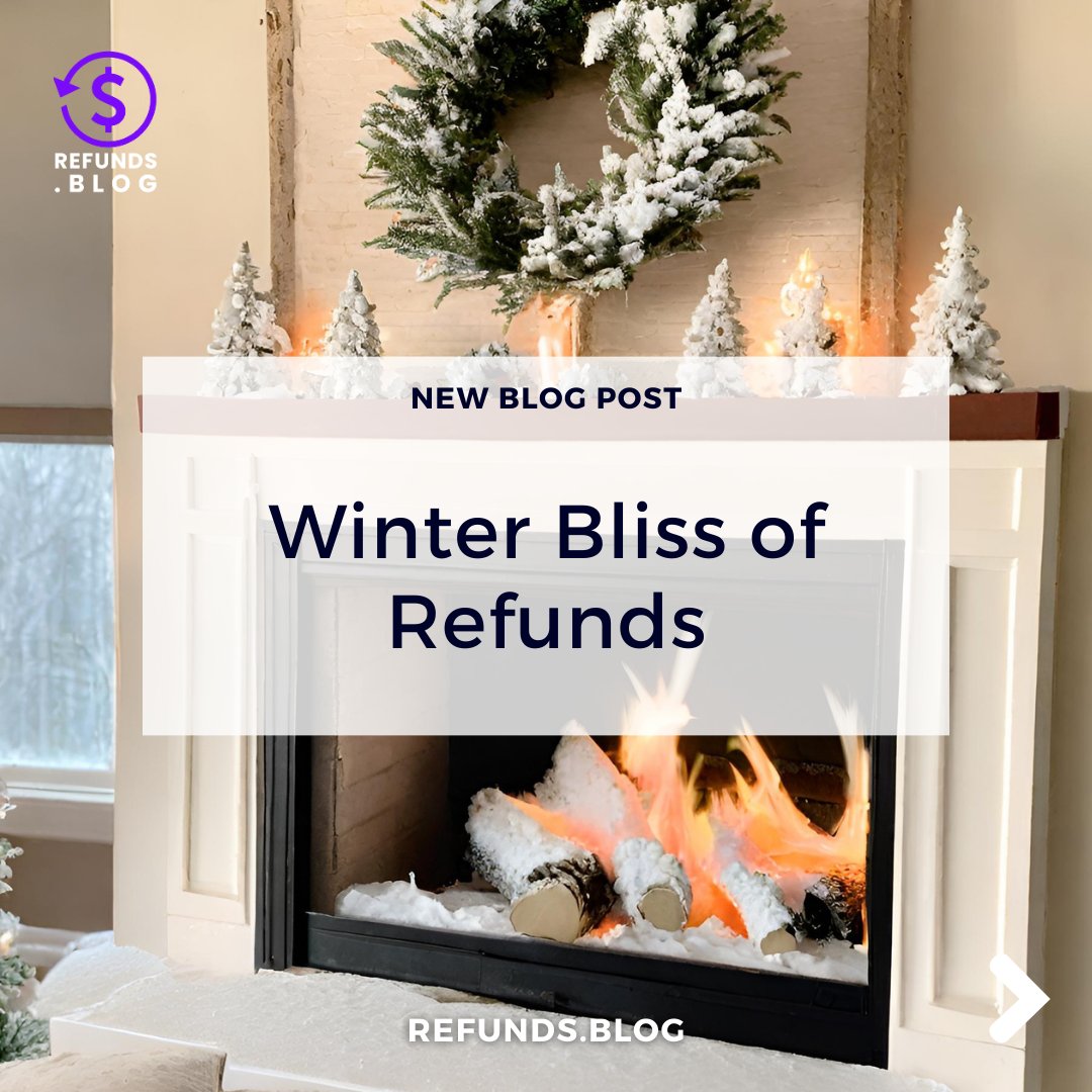 RefundBlog's tweet image. Winter is a time for staying in and being cozy by the fire. Instant refunds make one less reason to leave the comfort of your home! Say goodbye to tedious returns, and sit back knowing that your refunds are taken care of.

Read more: hubs.la/Q02g4cHm0