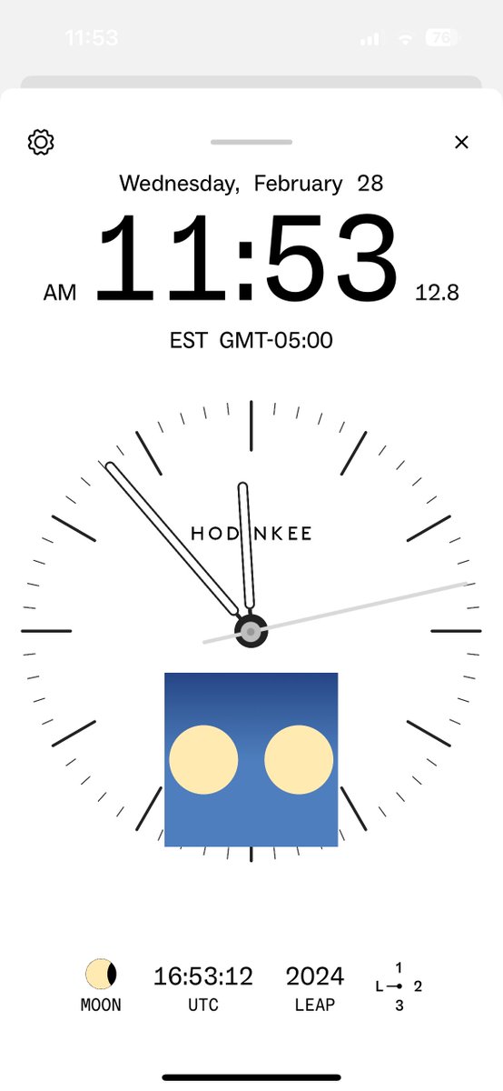nahdan's tweet photo. @Hodinkee My first watch was a Braun! Love the collab. Also, please fix the moonphase masking in your iOS app; it's been broken for a really long time. https://t.co/NZHoym3ORc