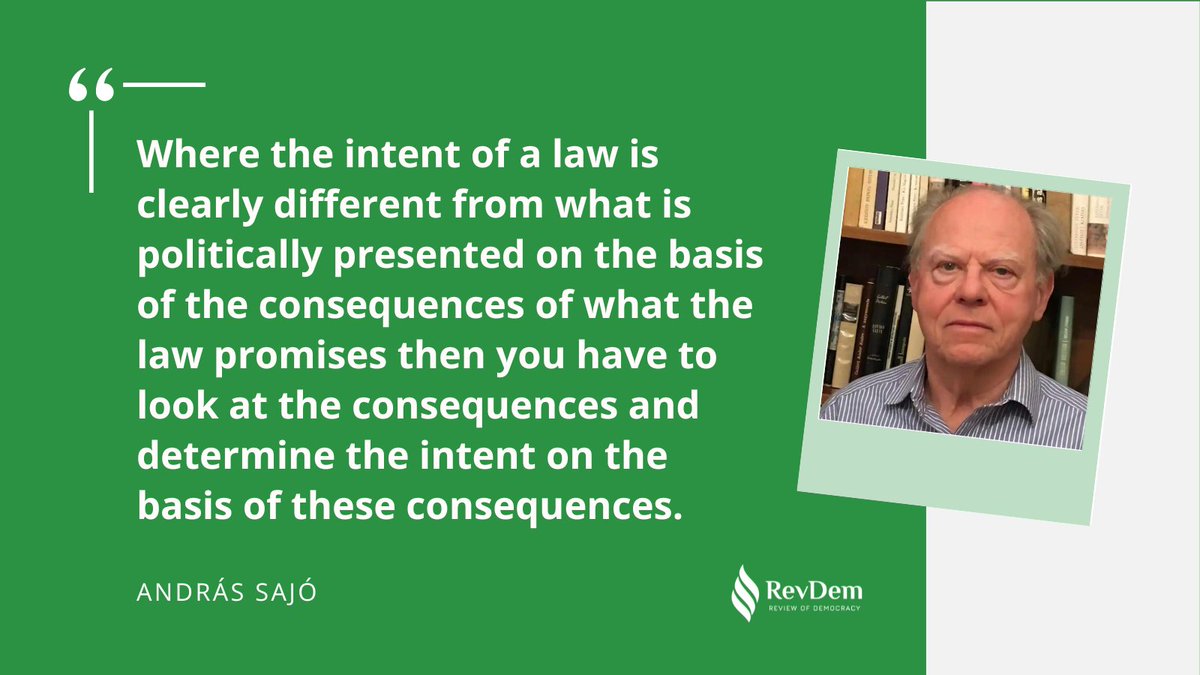 🎙️ The question of how to reverse illiberal backsliding after regime change is becoming live within Europe and beyond. Andras Sajo discusses this question with @olivergarner7 in our latest #podcast. 🎧 🧑‍💻Listen to it now, or read the transcript: 👉 tinyurl.com/3df4w3k8