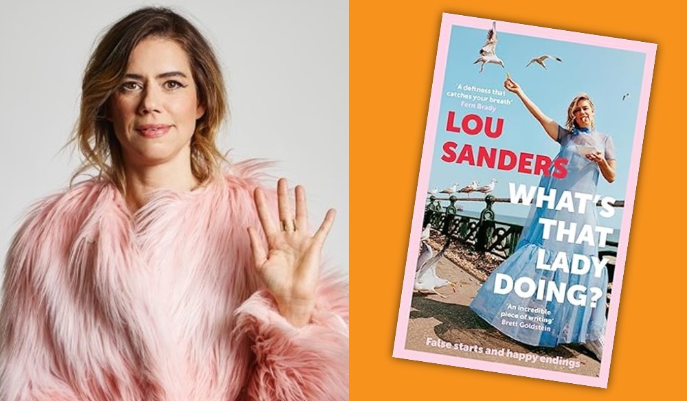 Lou Sanders is being interviewed by @harrietkemsley at the Chortle Comedy Book Festival on Sunday at the British Library about her memoirs about freeing herself from the shackles of shame comedybookfest.com