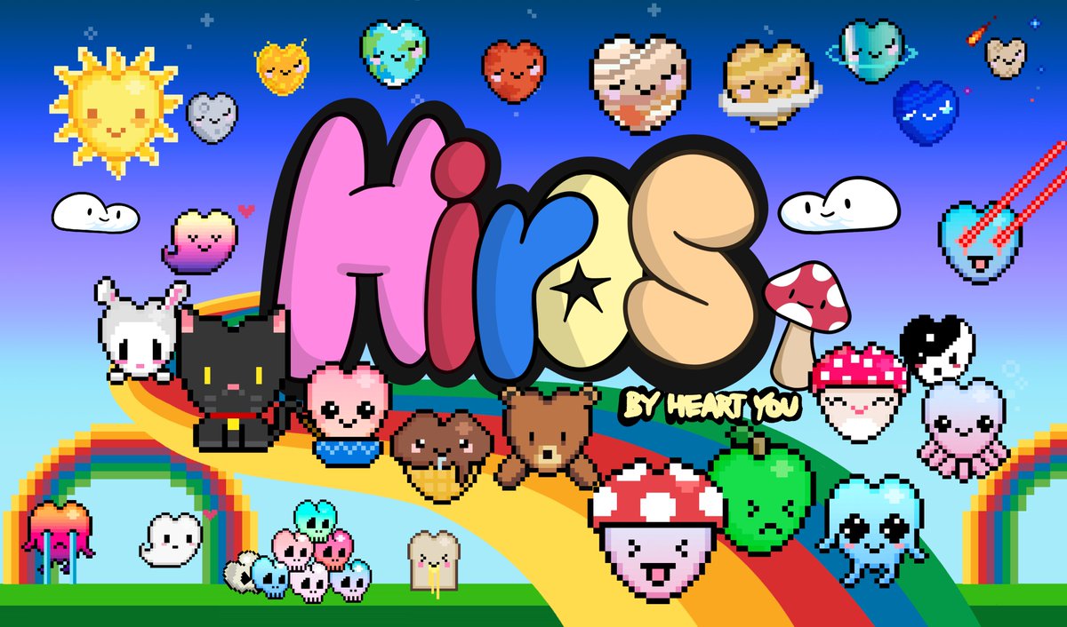 GM! 
Its HERE!
My First Ordinals Drop on Bitcoin is LIVE on <a href="/trygamma/">Gamma.io</a>
What a day to drop!

( x___x )♡
333 Unique, hand drawn Hiros.
.005 BTC 

Mint Schedule:
Allowlist 9am
Public at 11am 

Pls share with friends!

Details and minting link⬇️
🟧 📷 #Bitcoin #Ordinals