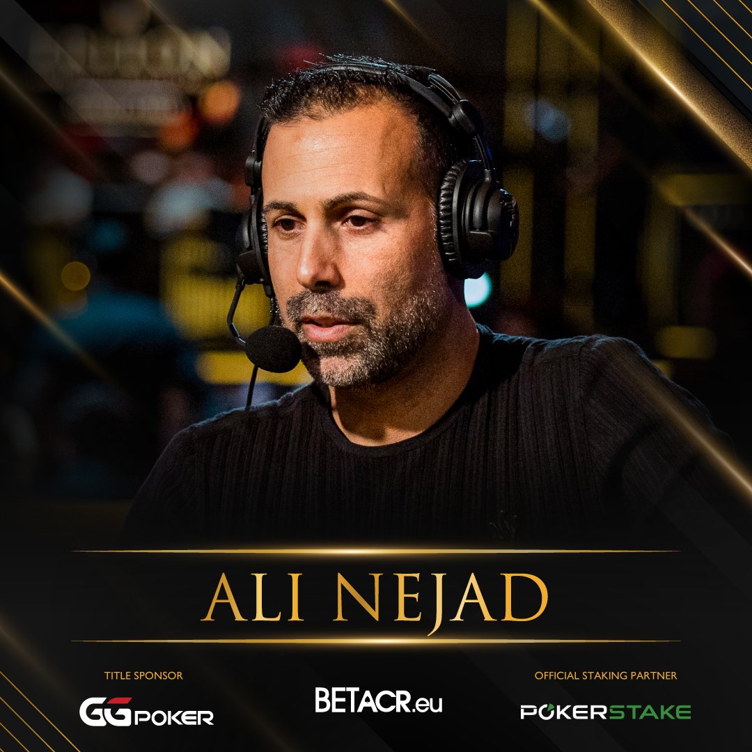 He who needs no introduction, the one and only @Ali_Nejad is joining our A-list commentator rank at the Triton Super High Roller Series Jeju! Comment if you're ready for his unparalleled energy and witty insights! Ali will no doubt guide us through the minds and strategies of