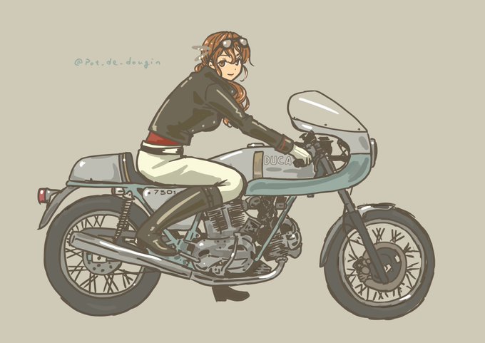 「バイク」 illustration images(Latest)｜2pages)