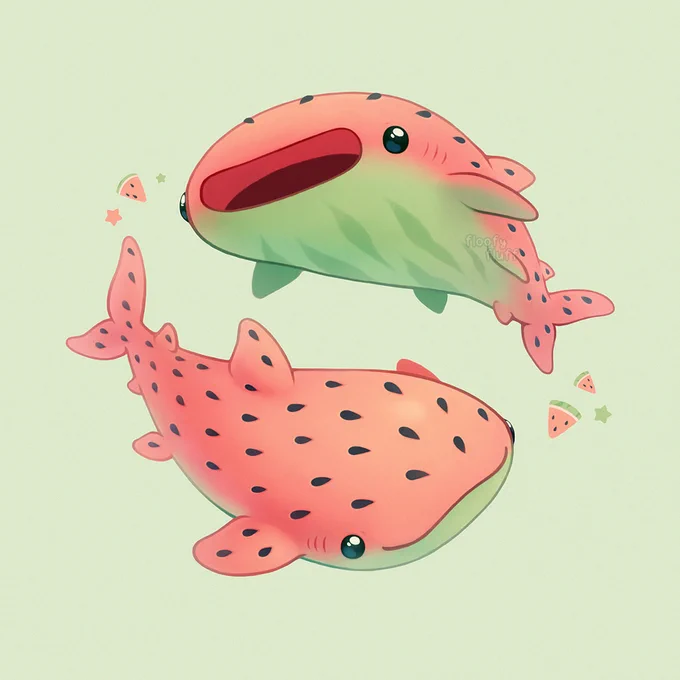 Whalermelon sharks  