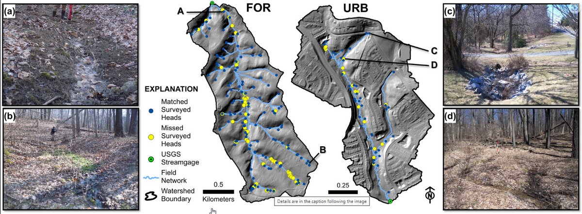 UT scientist, Dan Jones (ow.ly/5By850QIzIb) coauthors paper that receives National JAWRA Award. Paper describes new method of remotely mapping ephemeral headwater streams using wetness index and topographic openness derived from lidar.  usgs.gov/centers/chesap…