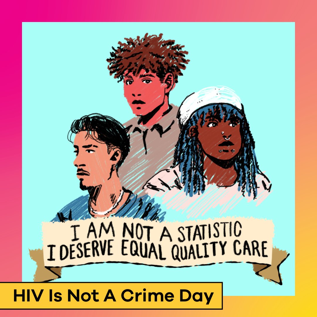Centering marginalized folks, breaking stigma. Today, and every day, we advocate for the decriminalization of living with #HIV. Justice, compassion, and equality for all. 🌍❤️

#HIVisNotACrimeDay  #StopHIVTogether #RiskToReasons