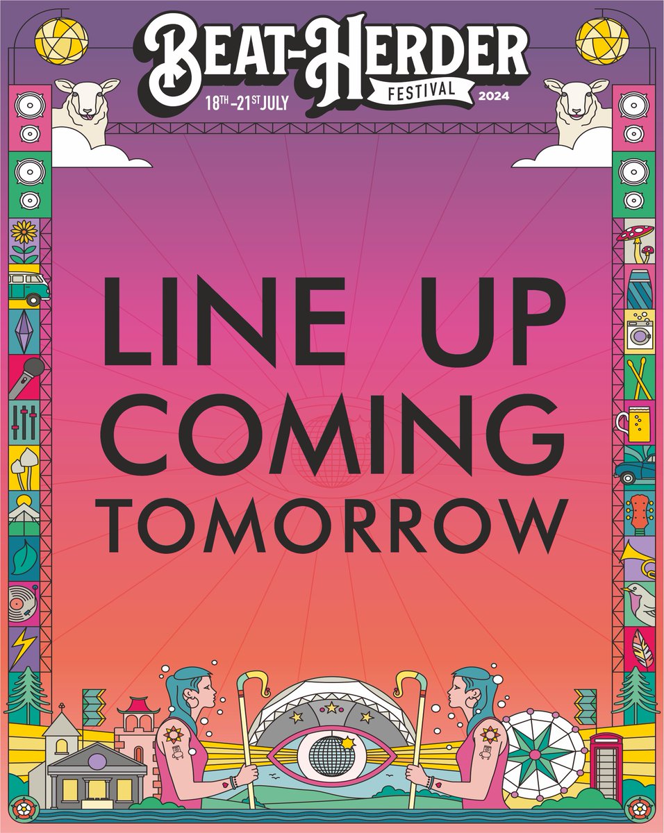 🔥💥🤩 INCOMING!! 🤩💥🔥 The excitement level is outrageous here 🥳 Tomorrow morning, 9am, the 1st line up release for The Beat-Herder Festival 2024. Summer is saved! YEEAAHHHH! We're excited to share this with you and see you all in July. Tell all y'friends to HERD THIS UP! xx