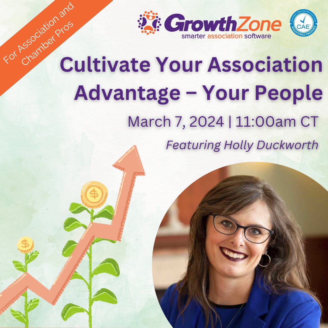 [LIVE WEBINAR] Join us for a webinar about your association’s most unique value proposition – your people. Register now » hubs.ly/Q02mdlx90 #SmarterAssociationSoftware #GrowthZoneAMS #GrowthZone #assnchat #chamberofcommerce #ChamberMaster #ChamberPros