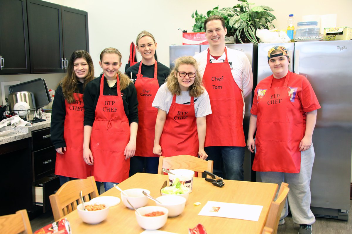 Our Barrington Transition Program prepares young adults with diverse abilities for adulthood in the areas of vocational and employment training, functional academics, and independent living. Today students are in the kitchen making tacos! 🌮 #Unifiedfor50