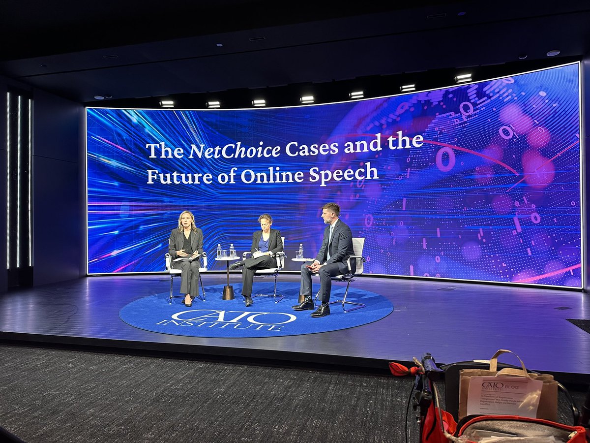 “The history of new media is always government trying to control it…that’s what we’re going through right now.” @neil_chilson at #Cato1A @CatoEvents 

Thank you for pointing this out, Neil and @CathyGellis! 

Our First Amendment empowers people to speak out on issues. This…