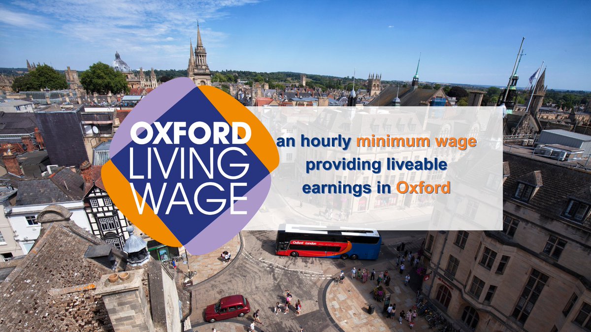 We're at the end of our #OxfordLivingWage month and we would like to thank everyone who is already helping to make Oxford a fairer city by paying #OxfordLivingWage! 💪🎉

If you want to find out more, click here oxford.gov.uk/livingwage 
#Employment #Oxford