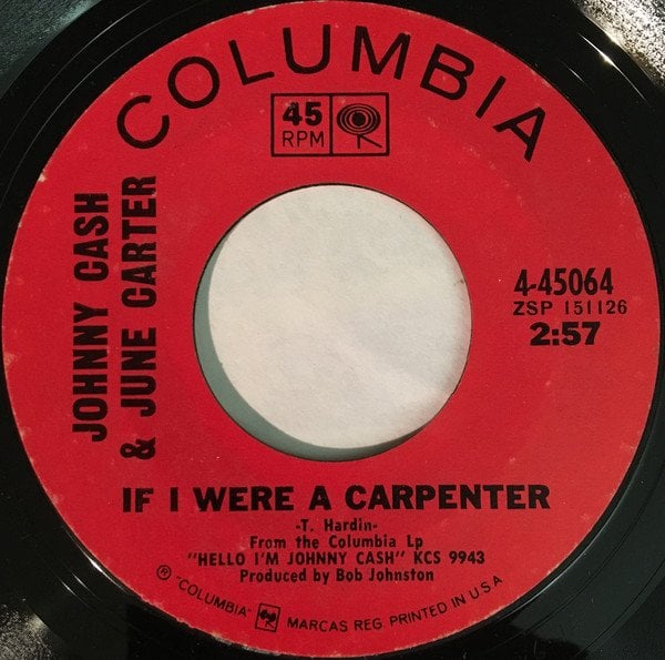 An iconic duet - on this day in 1970 Johnny and June's 'If I Were a Carpenter' reached No. 2 on the Billboard Country Singles chart! @JohnnyCash