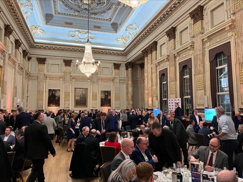 27 Feb 2024 Good to see James Worthington of @MyWorkwearCo and Chris Greenough of @supportmfg enjoying @ice_engineers @OGGSVenue for the @MakeUK_ Manufacturing Dinner - #interactive idol top 10